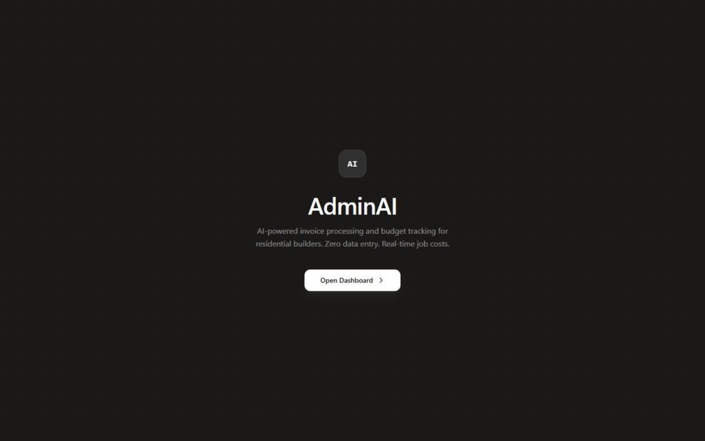 AdminAI vs Niwa AI: Which WordPress AI Agent Fits Your Business?: official www.adminai.dev website screenshot