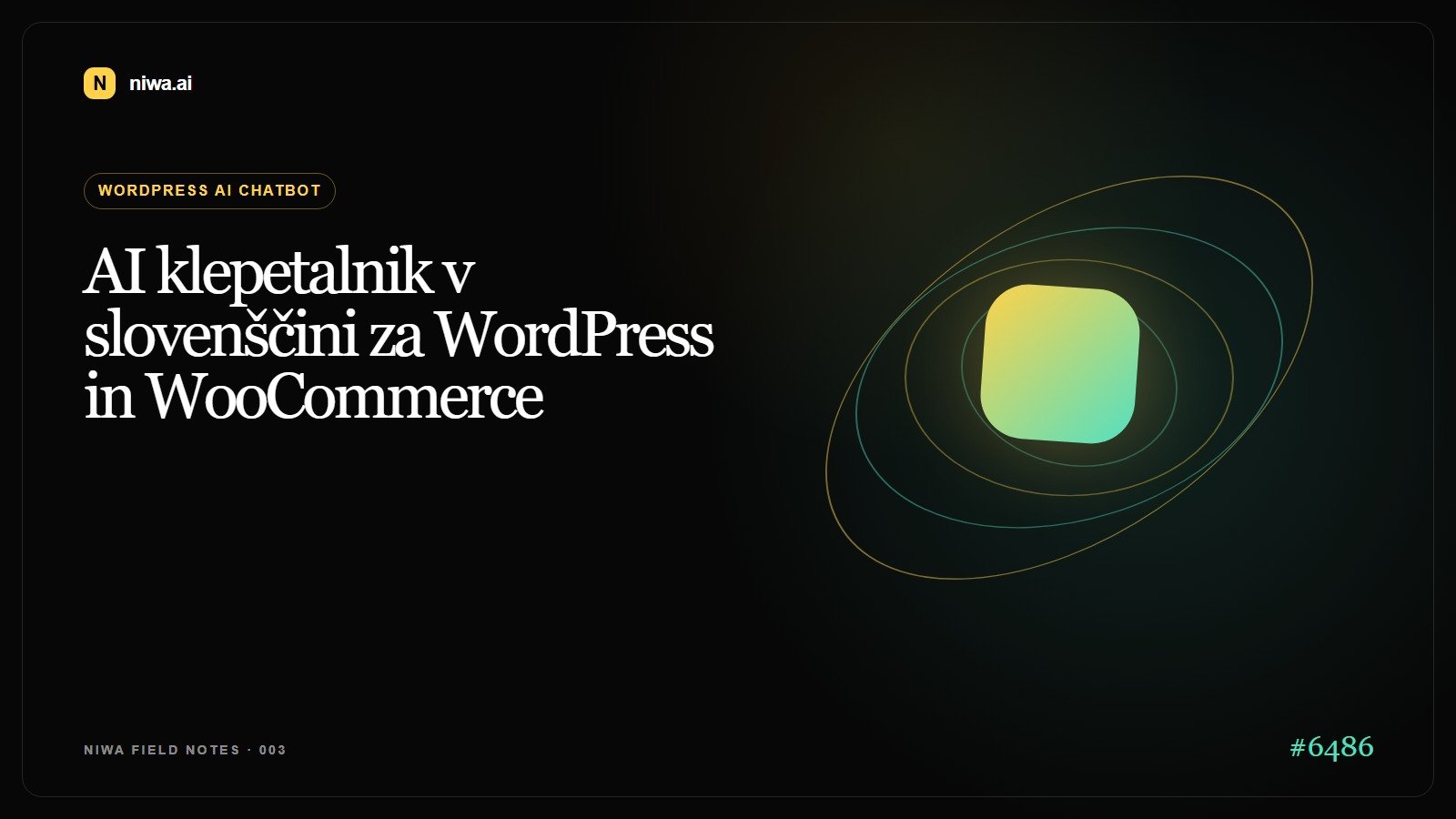 AI klepetalnik v slovenščini za WordPress in WooCommerce — Niwa AI visual guide