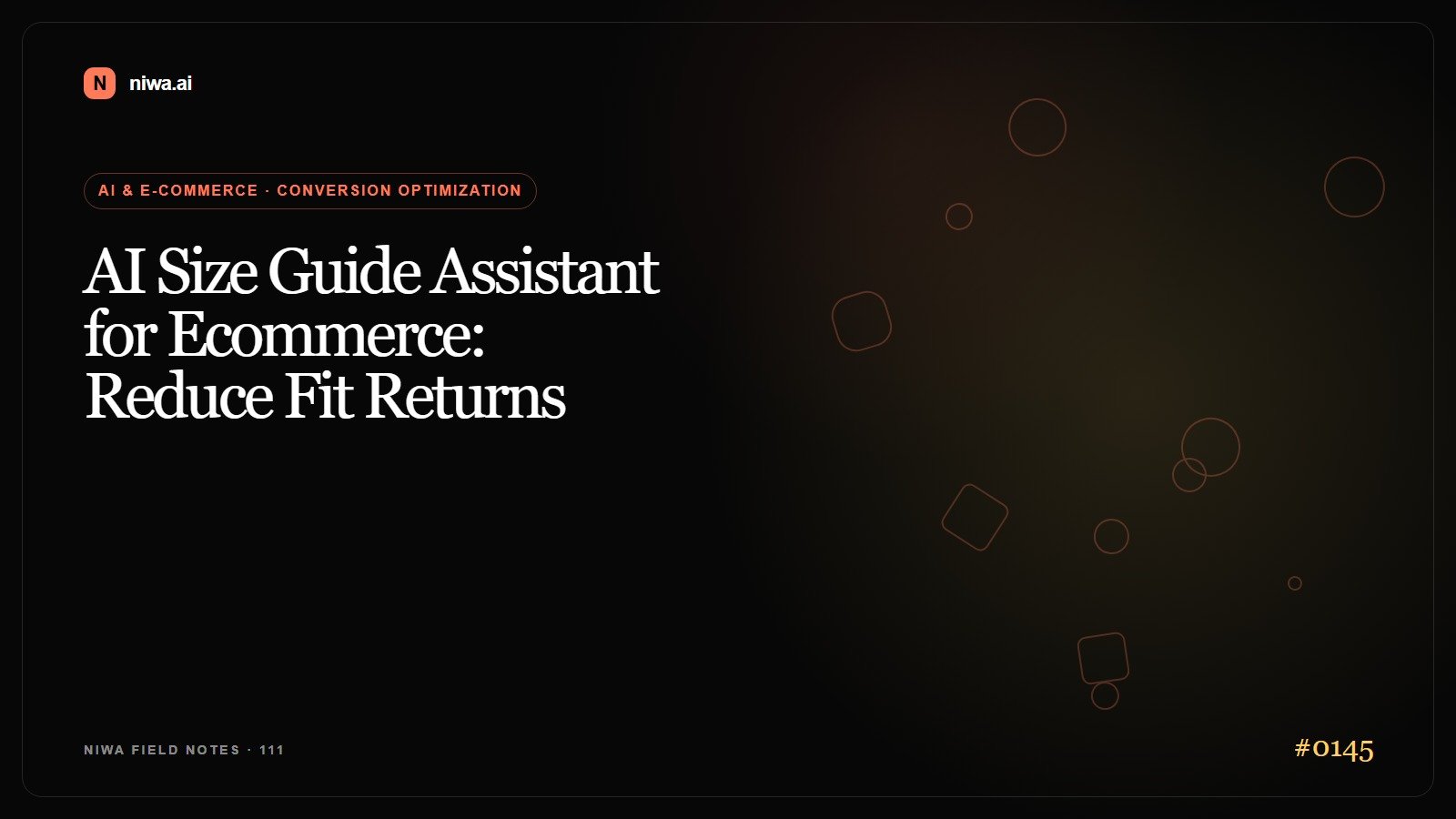 AI Size Guide Assistant for Ecommerce: Reduce Fit Returns — Niwa AI visual guide