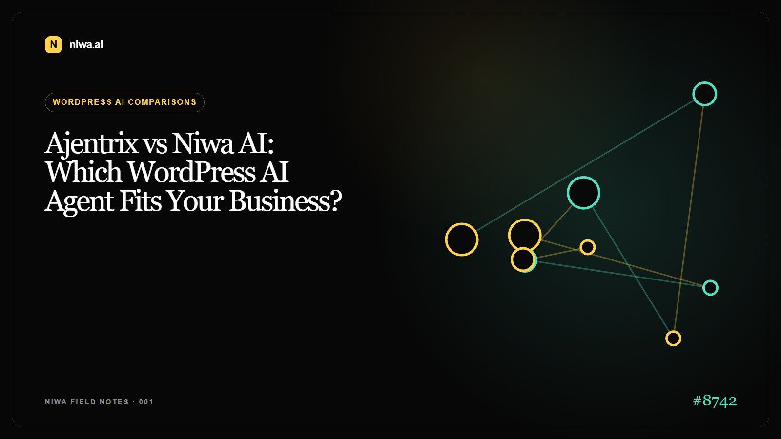 Ajentrix vs Niwa AI: Which WordPress AI Agent Fits Your Business? — Niwa AI visual guide