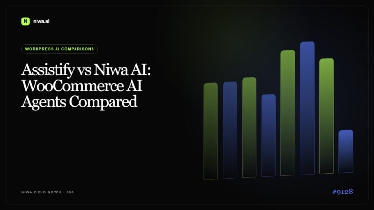 Assistify vs Niwa AI: WooCommerce AI Agents Compared — Niwa AI visual guide