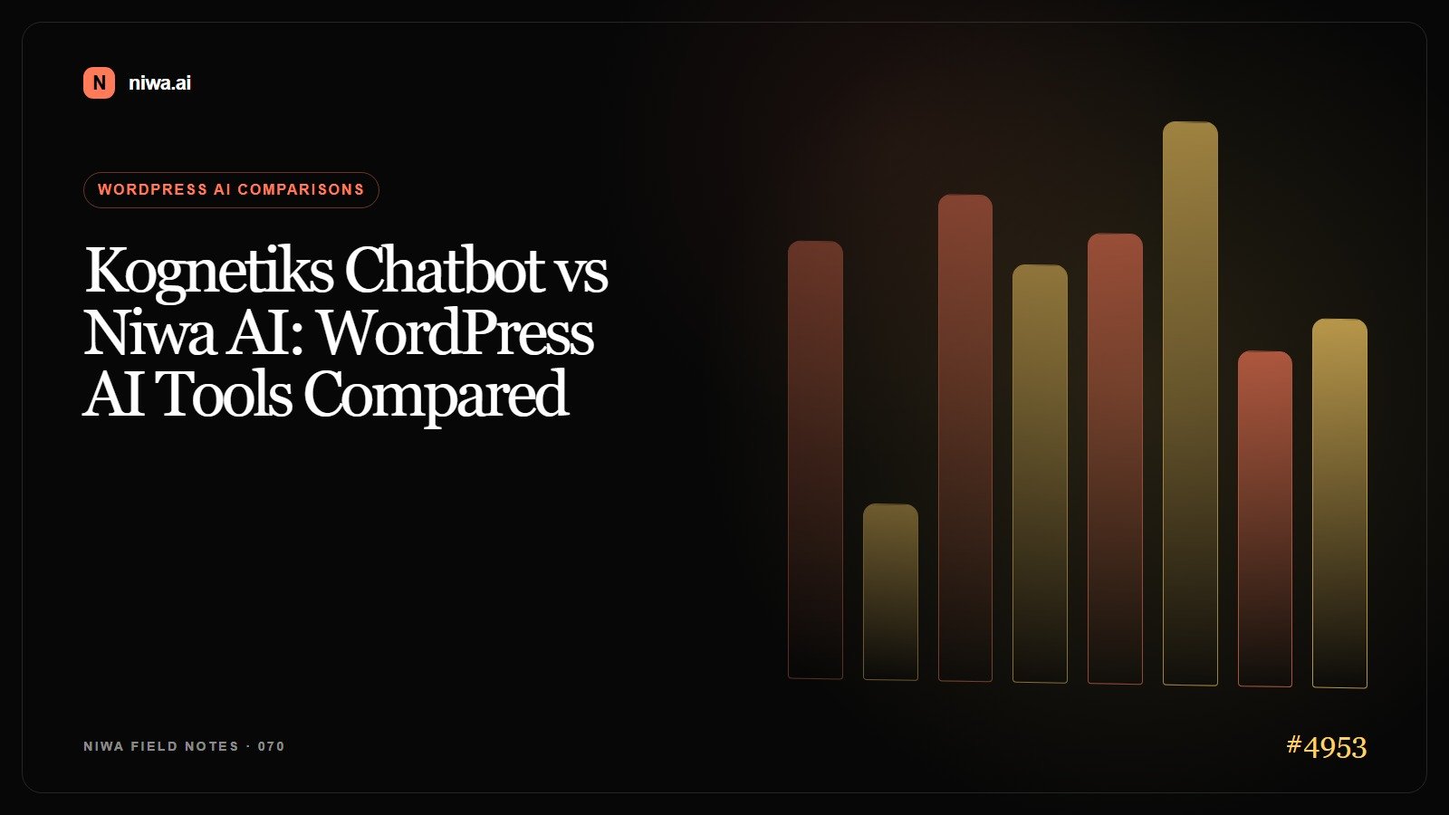 Kognetiks Chatbot vs Niwa AI: WordPress AI Tools Compared — Niwa AI visual guide