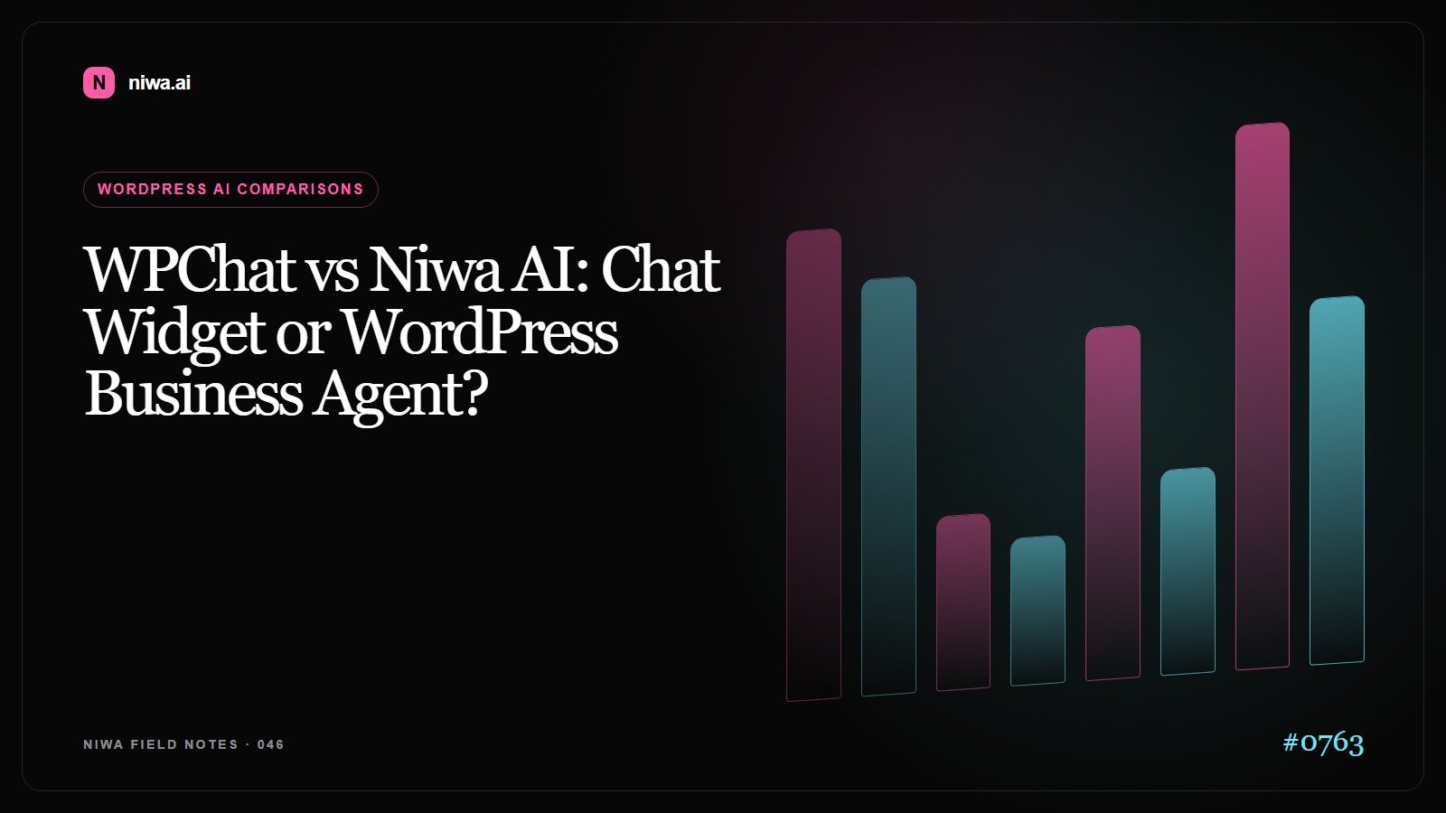 WPChat vs Niwa AI: Chat Widget or WordPress Business Agent? — Niwa AI visual guide